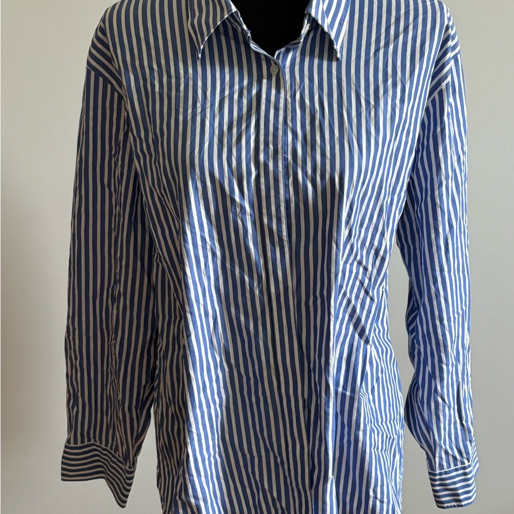 Blue Striped Men's Shirt